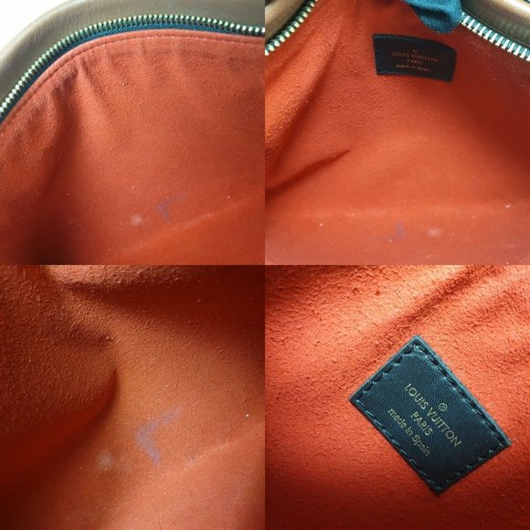 LOUIS VUITTON Pochette Tuileries Monogram Caramel Rouge - Picture 8 of 13